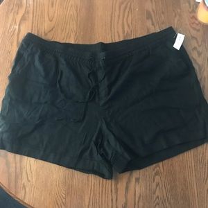 OLD NAVY 3x linen blend shorts - Black